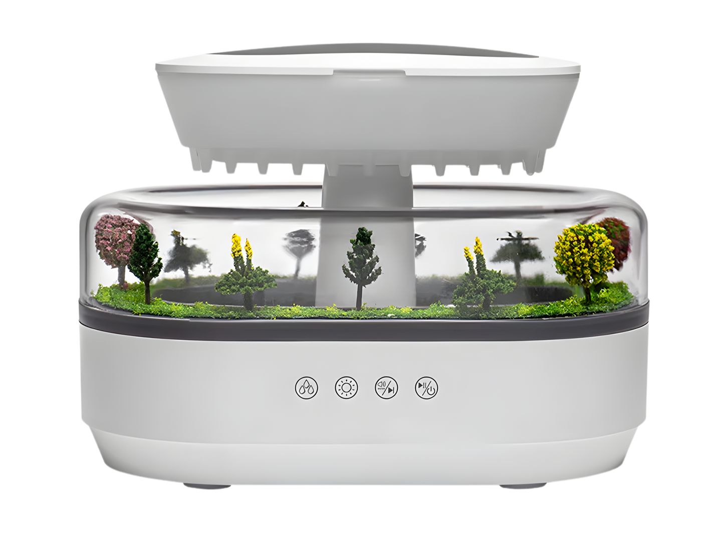 Humidificador ultrasónico de Aroma con micropaisaje para el hogar, 250ML.